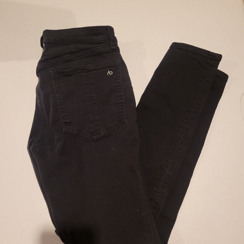 Rag & Bone Black Skinny Jeans